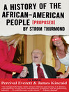 Cover image for A History of the African-American People (Proposed) by Strom Thurmond